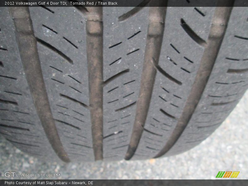 Tornado Red / Titan Black 2012 Volkswagen Golf 4 Door TDI