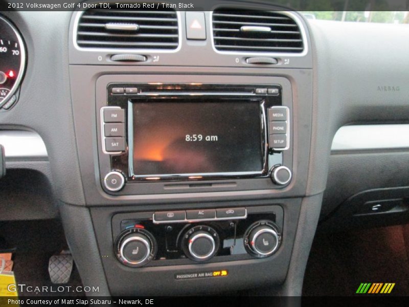 Tornado Red / Titan Black 2012 Volkswagen Golf 4 Door TDI