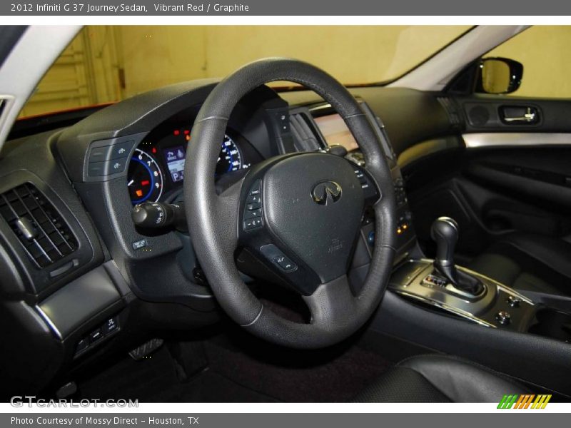 Vibrant Red / Graphite 2012 Infiniti G 37 Journey Sedan