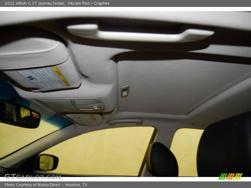 Vibrant Red / Graphite 2012 Infiniti G 37 Journey Sedan