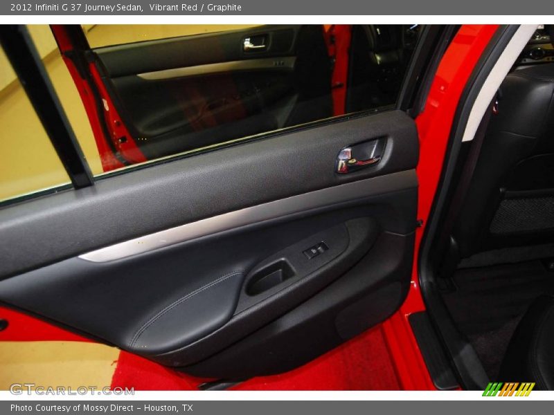 Vibrant Red / Graphite 2012 Infiniti G 37 Journey Sedan