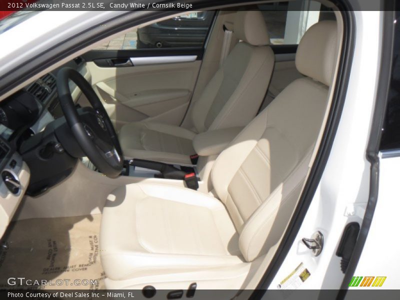 Candy White / Cornsilk Beige 2012 Volkswagen Passat 2.5L SE