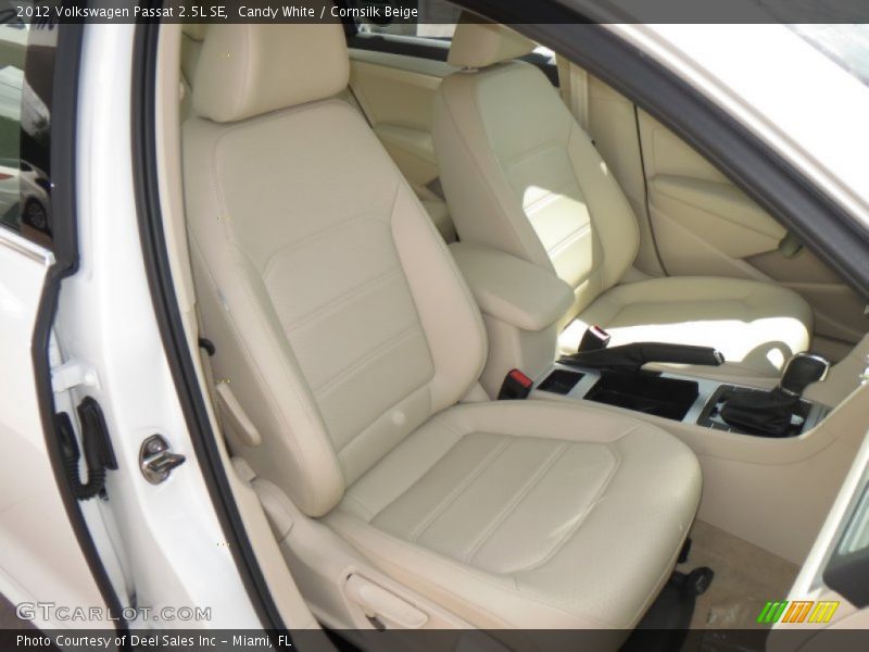 Candy White / Cornsilk Beige 2012 Volkswagen Passat 2.5L SE