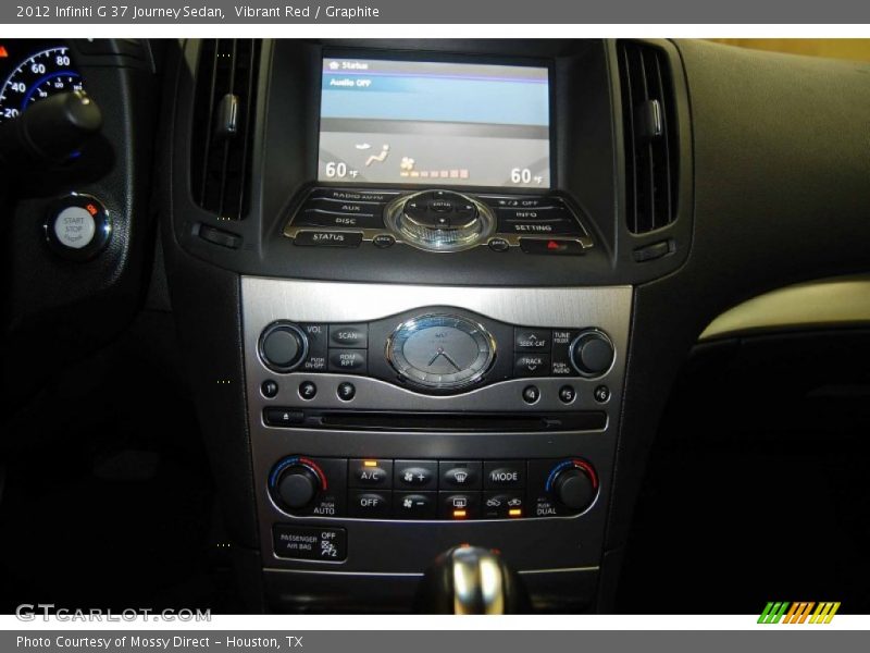 Vibrant Red / Graphite 2012 Infiniti G 37 Journey Sedan