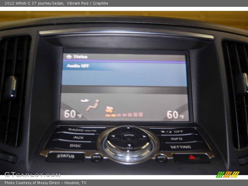 Vibrant Red / Graphite 2012 Infiniti G 37 Journey Sedan