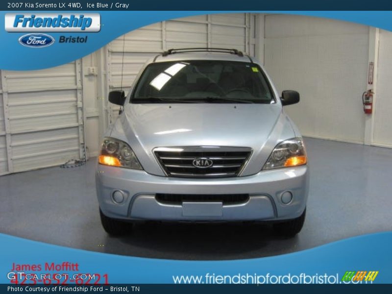 Ice Blue / Gray 2007 Kia Sorento LX 4WD