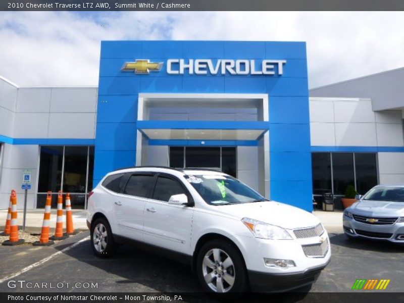 Summit White / Cashmere 2010 Chevrolet Traverse LTZ AWD