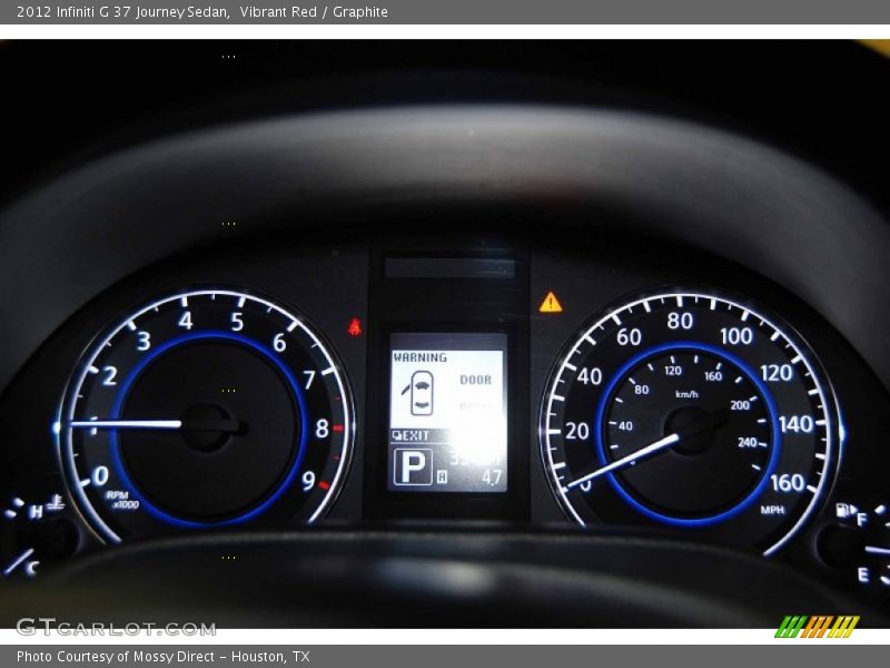 Vibrant Red / Graphite 2012 Infiniti G 37 Journey Sedan