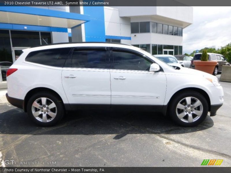 Summit White / Cashmere 2010 Chevrolet Traverse LTZ AWD