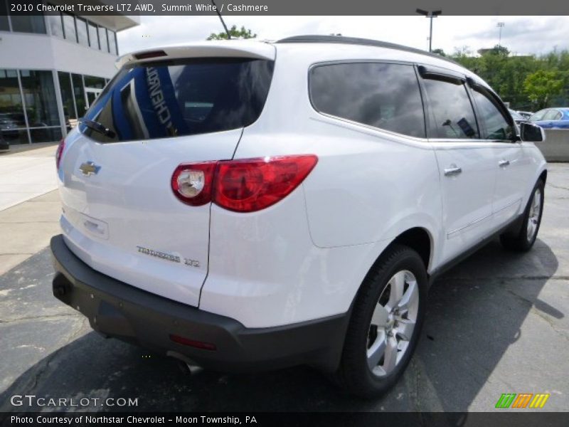 Summit White / Cashmere 2010 Chevrolet Traverse LTZ AWD