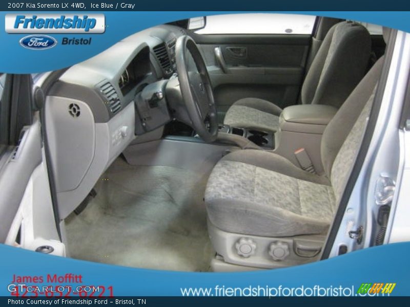 Ice Blue / Gray 2007 Kia Sorento LX 4WD