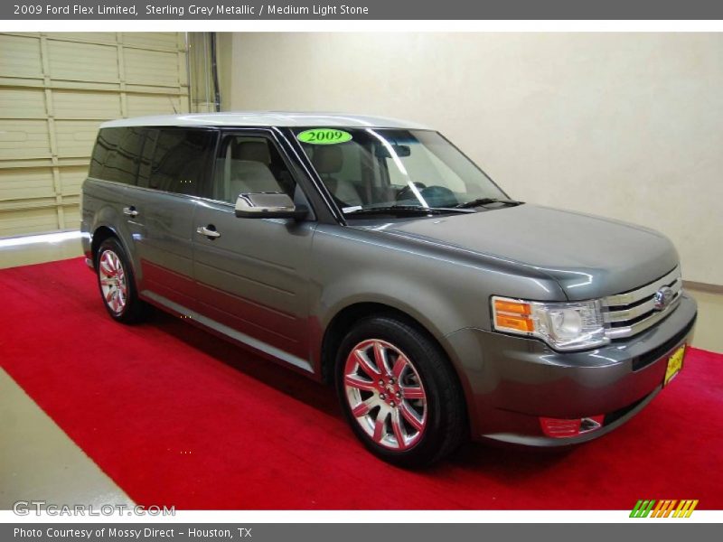 Sterling Grey Metallic / Medium Light Stone 2009 Ford Flex Limited