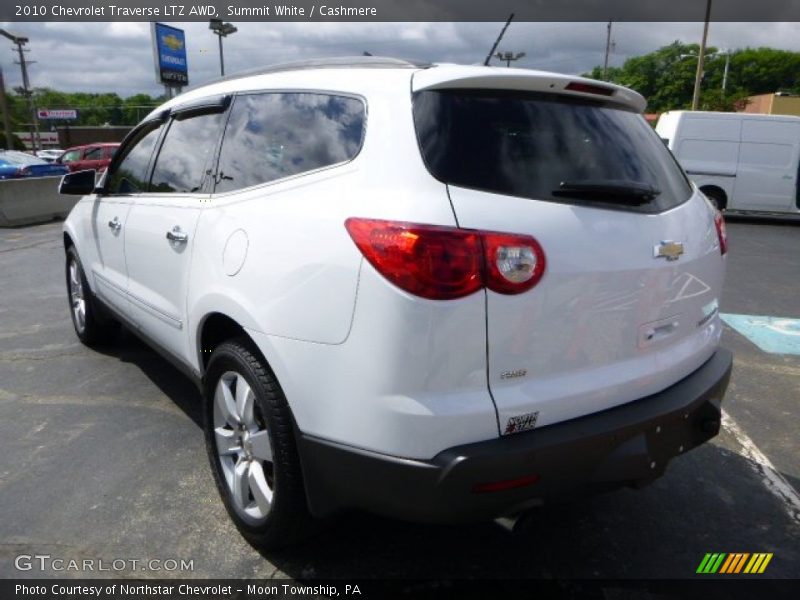 Summit White / Cashmere 2010 Chevrolet Traverse LTZ AWD