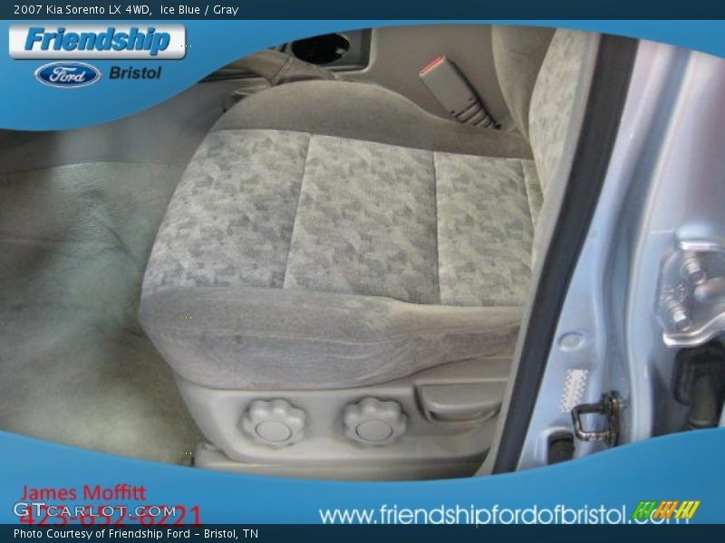 Ice Blue / Gray 2007 Kia Sorento LX 4WD