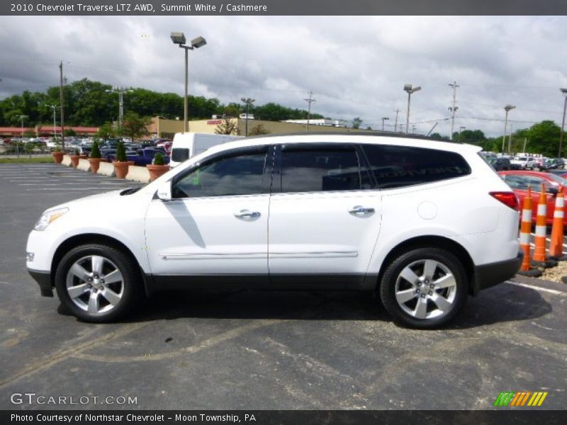 Summit White / Cashmere 2010 Chevrolet Traverse LTZ AWD