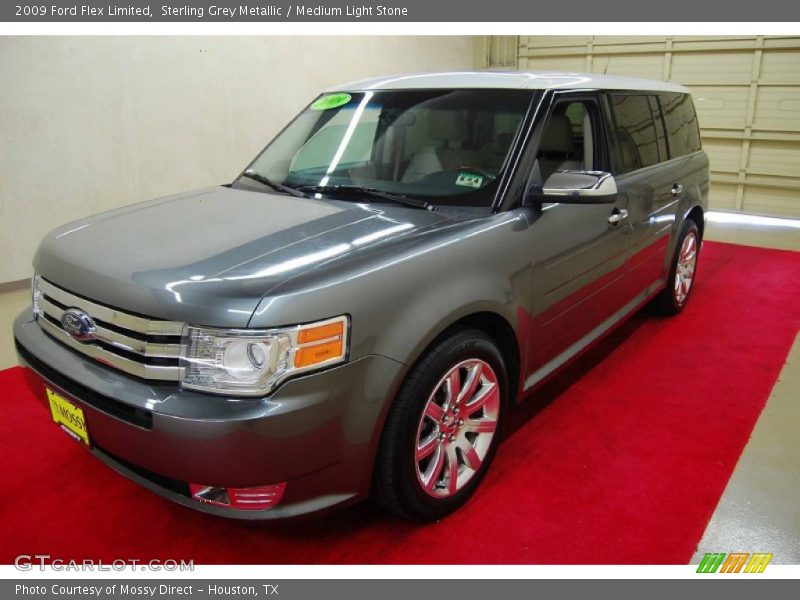 Sterling Grey Metallic / Medium Light Stone 2009 Ford Flex Limited