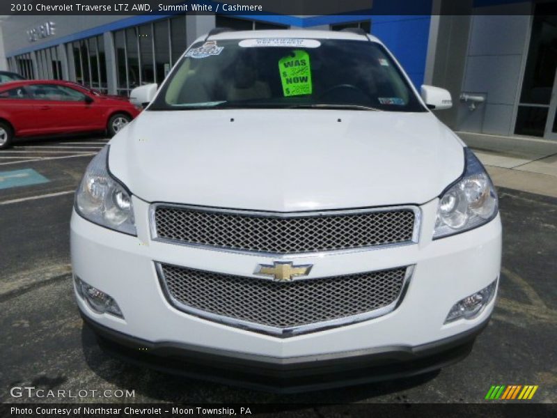 Summit White / Cashmere 2010 Chevrolet Traverse LTZ AWD