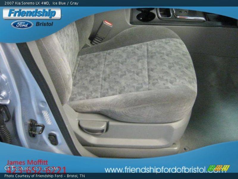 Ice Blue / Gray 2007 Kia Sorento LX 4WD