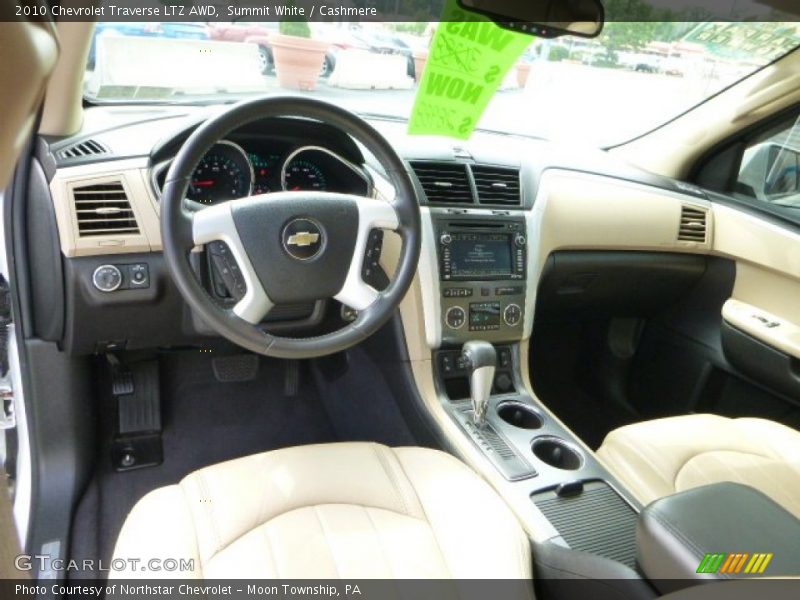 Summit White / Cashmere 2010 Chevrolet Traverse LTZ AWD