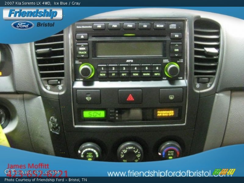 Ice Blue / Gray 2007 Kia Sorento LX 4WD