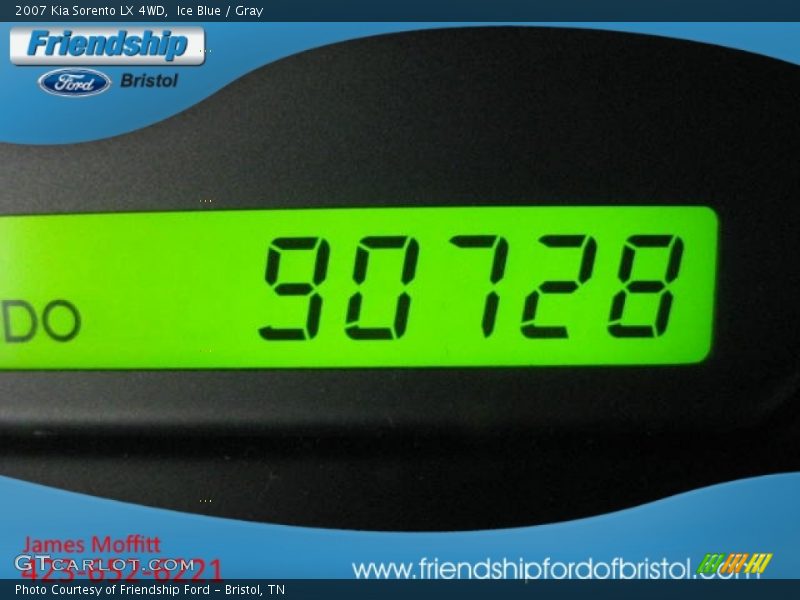Ice Blue / Gray 2007 Kia Sorento LX 4WD
