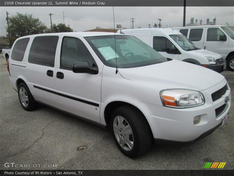 Summit White / Medium Gray 2008 Chevrolet Uplander LS