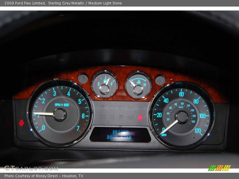 Sterling Grey Metallic / Medium Light Stone 2009 Ford Flex Limited