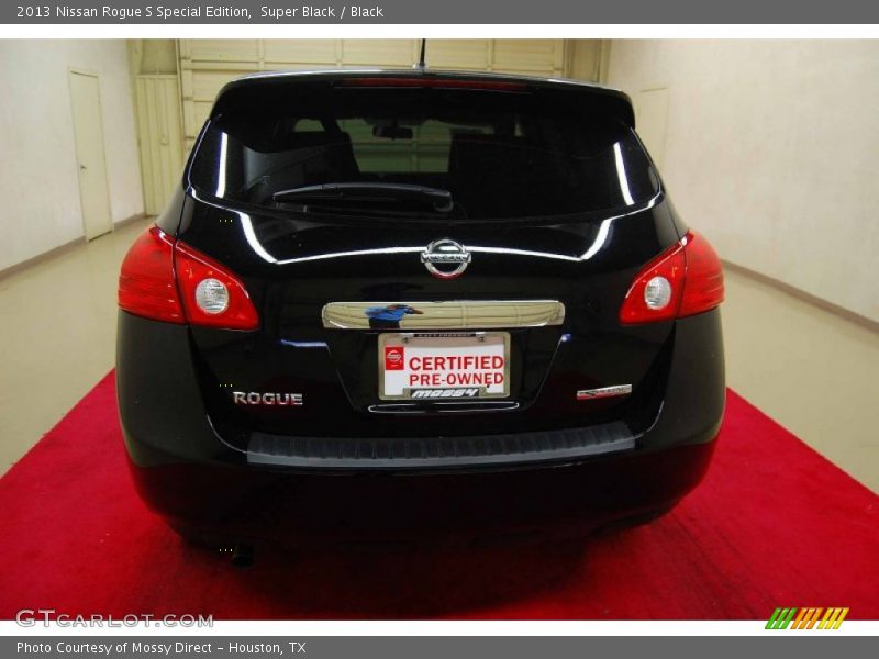 Super Black / Black 2013 Nissan Rogue S Special Edition