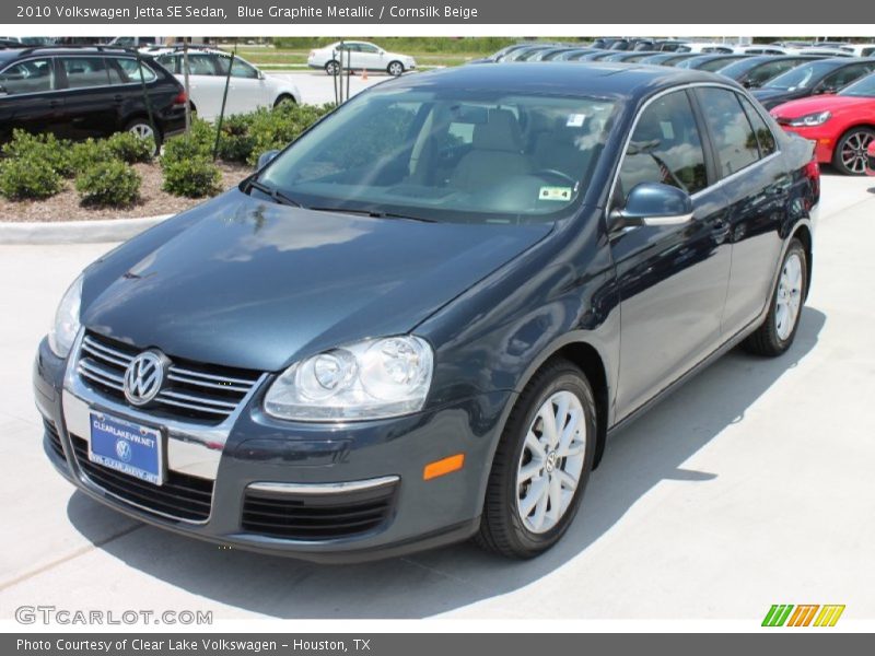 Blue Graphite Metallic / Cornsilk Beige 2010 Volkswagen Jetta SE Sedan