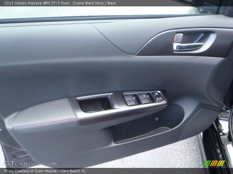 Crystal Black Silica / Black 2013 Subaru Impreza WRX STi 5 Door