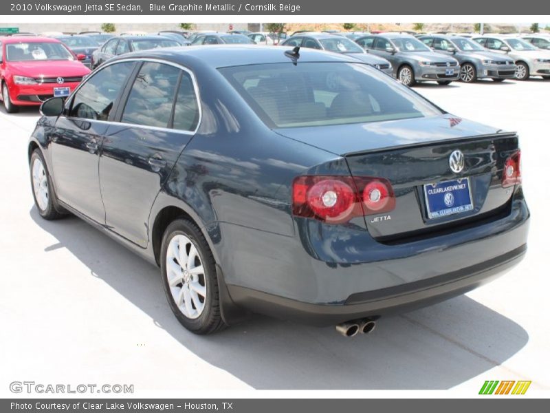 Blue Graphite Metallic / Cornsilk Beige 2010 Volkswagen Jetta SE Sedan