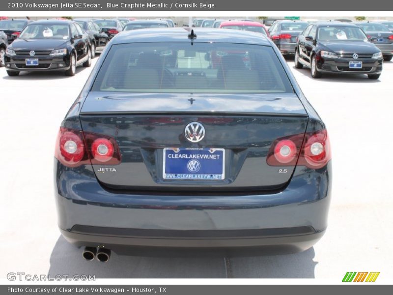 Blue Graphite Metallic / Cornsilk Beige 2010 Volkswagen Jetta SE Sedan