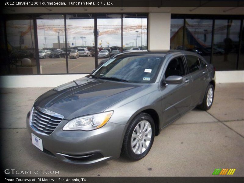 Tungsten Metallic / Black 2012 Chrysler 200 Touring Sedan