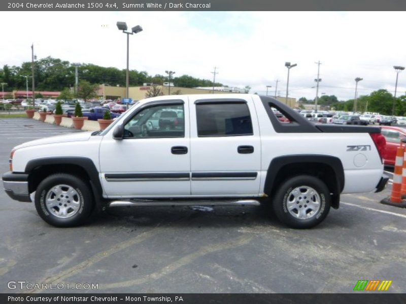 Summit White / Dark Charcoal 2004 Chevrolet Avalanche 1500 4x4