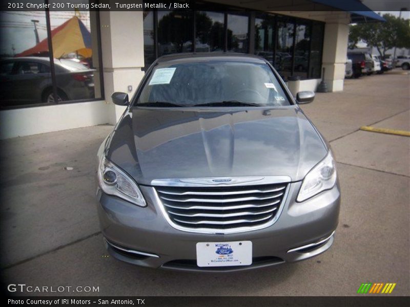 Tungsten Metallic / Black 2012 Chrysler 200 Touring Sedan