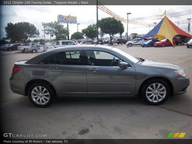 Tungsten Metallic / Black 2012 Chrysler 200 Touring Sedan