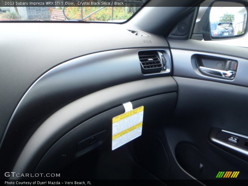 Crystal Black Silica / Black 2013 Subaru Impreza WRX STi 5 Door