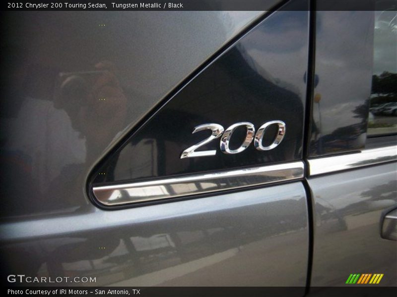 Tungsten Metallic / Black 2012 Chrysler 200 Touring Sedan