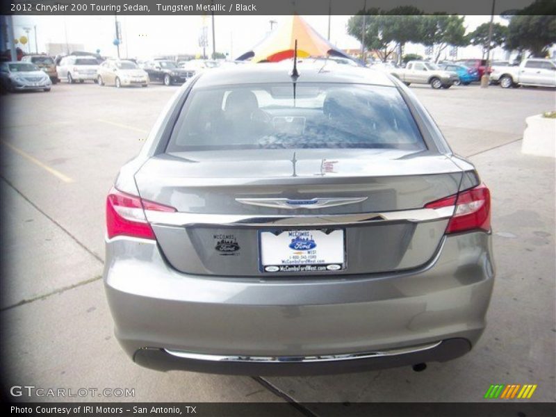 Tungsten Metallic / Black 2012 Chrysler 200 Touring Sedan
