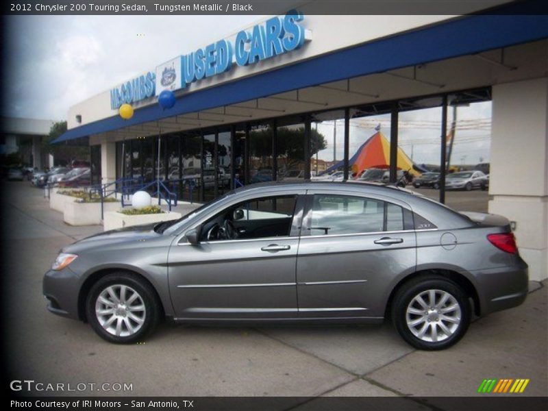 Tungsten Metallic / Black 2012 Chrysler 200 Touring Sedan