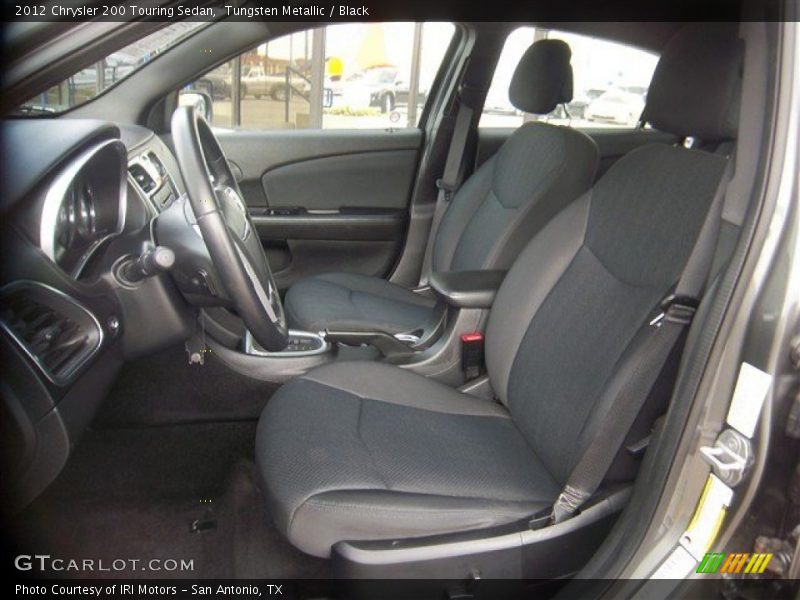 Tungsten Metallic / Black 2012 Chrysler 200 Touring Sedan