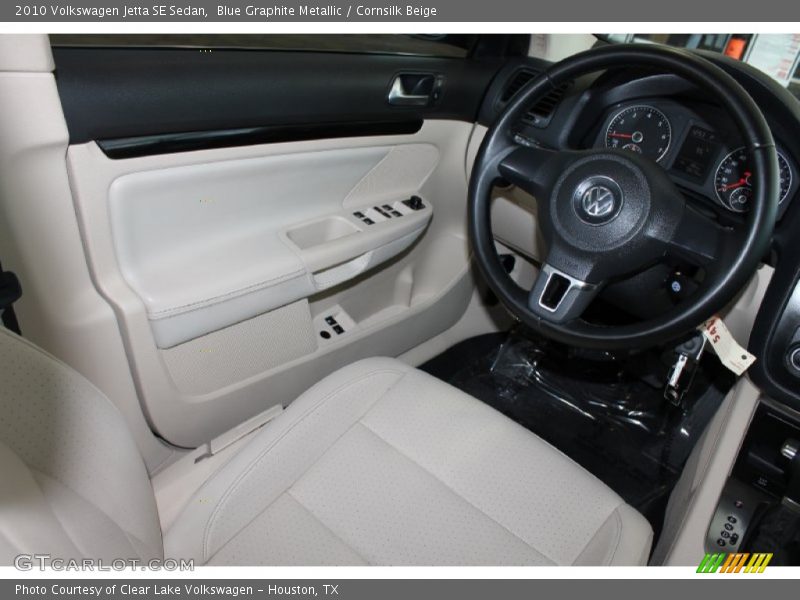 Blue Graphite Metallic / Cornsilk Beige 2010 Volkswagen Jetta SE Sedan