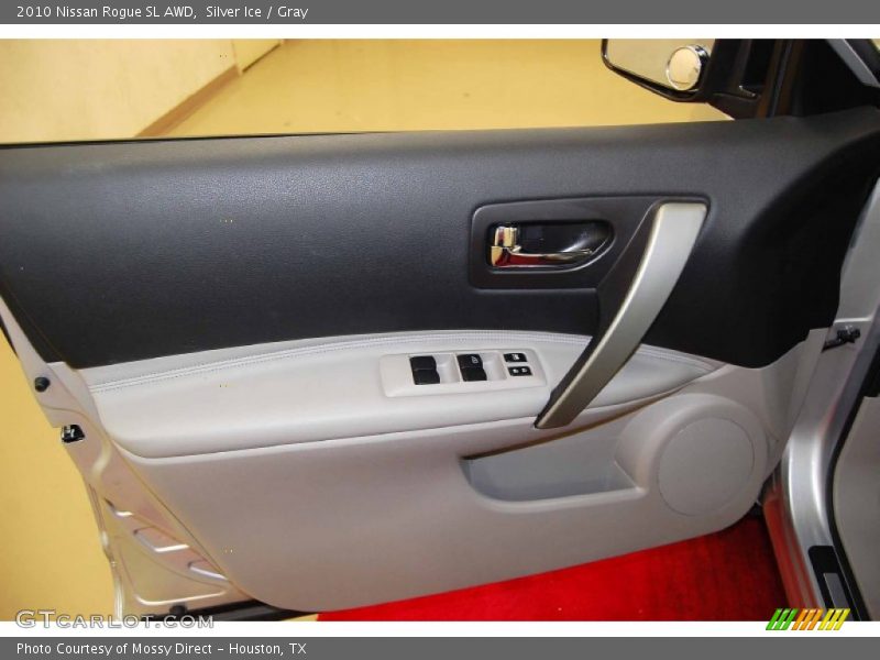 Silver Ice / Gray 2010 Nissan Rogue SL AWD