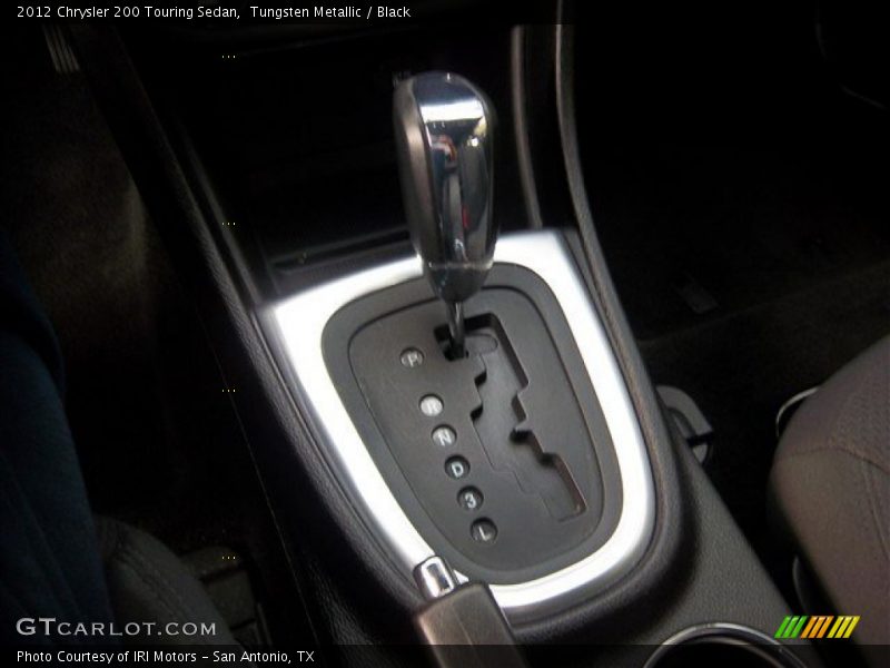 Tungsten Metallic / Black 2012 Chrysler 200 Touring Sedan
