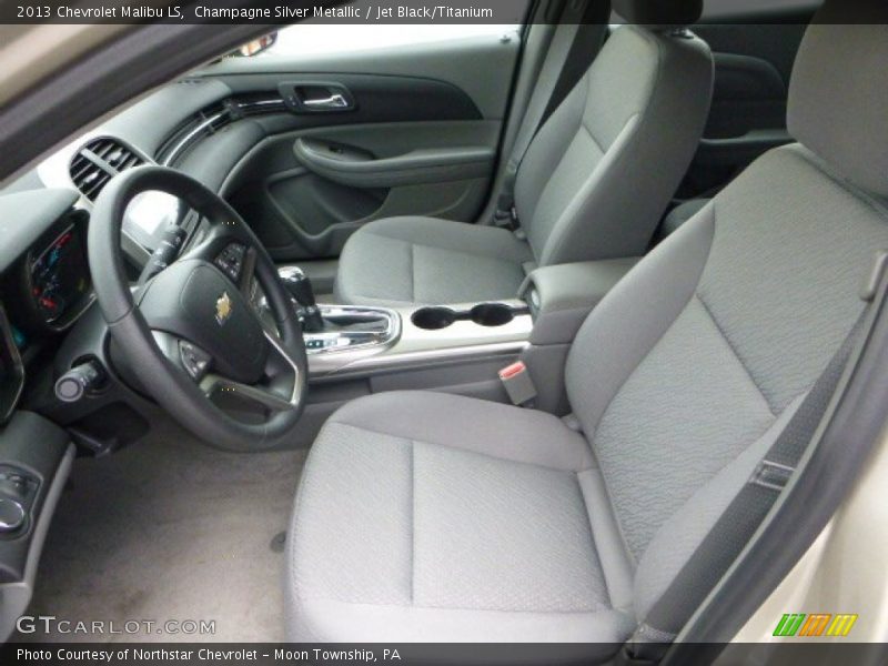 Champagne Silver Metallic / Jet Black/Titanium 2013 Chevrolet Malibu LS