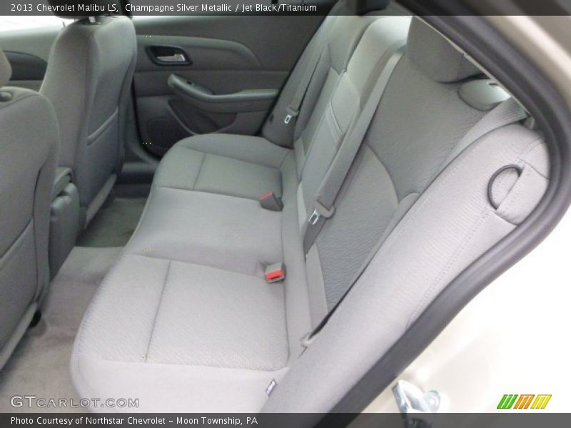 Champagne Silver Metallic / Jet Black/Titanium 2013 Chevrolet Malibu LS