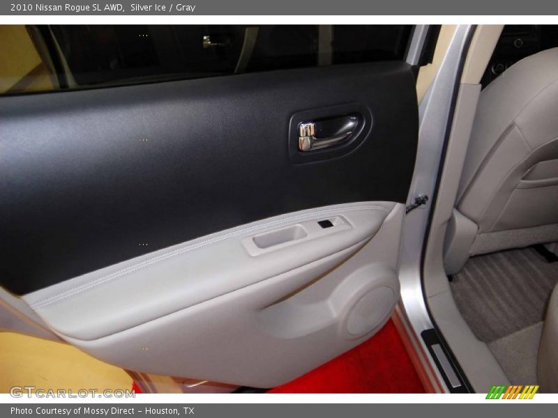 Silver Ice / Gray 2010 Nissan Rogue SL AWD