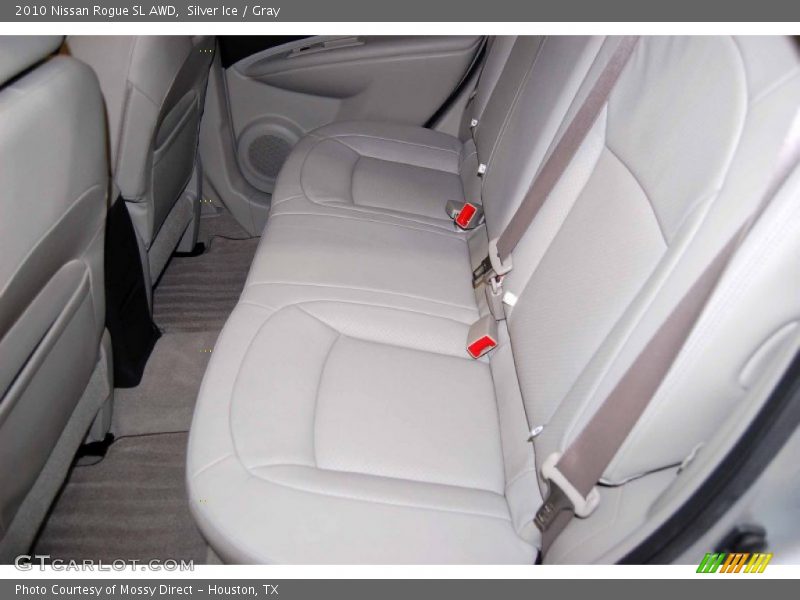 Silver Ice / Gray 2010 Nissan Rogue SL AWD