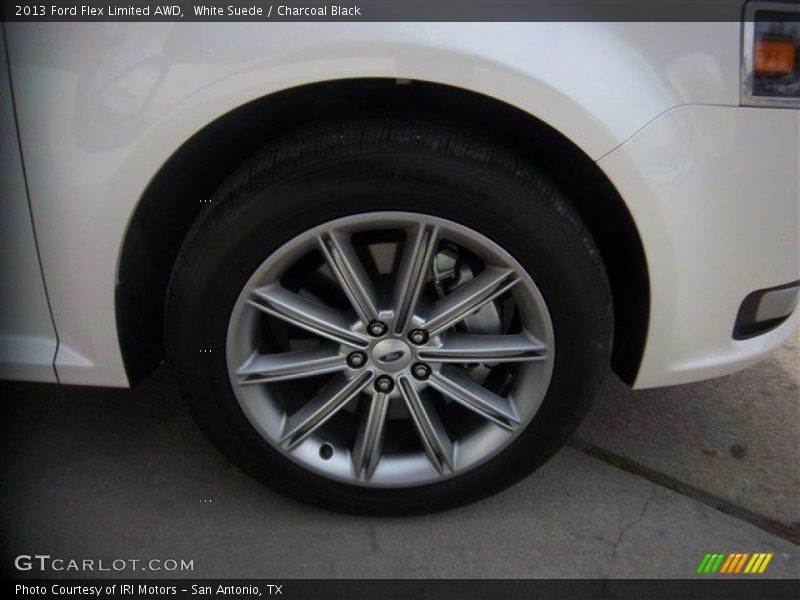 White Suede / Charcoal Black 2013 Ford Flex Limited AWD