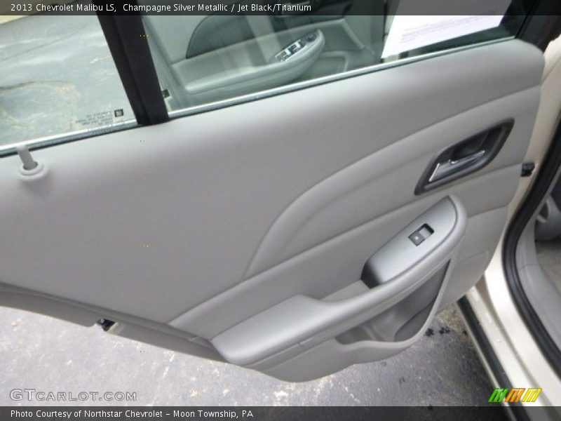 Champagne Silver Metallic / Jet Black/Titanium 2013 Chevrolet Malibu LS